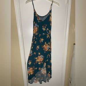 Maxi. Dark Teal Green Dress. Sz: S